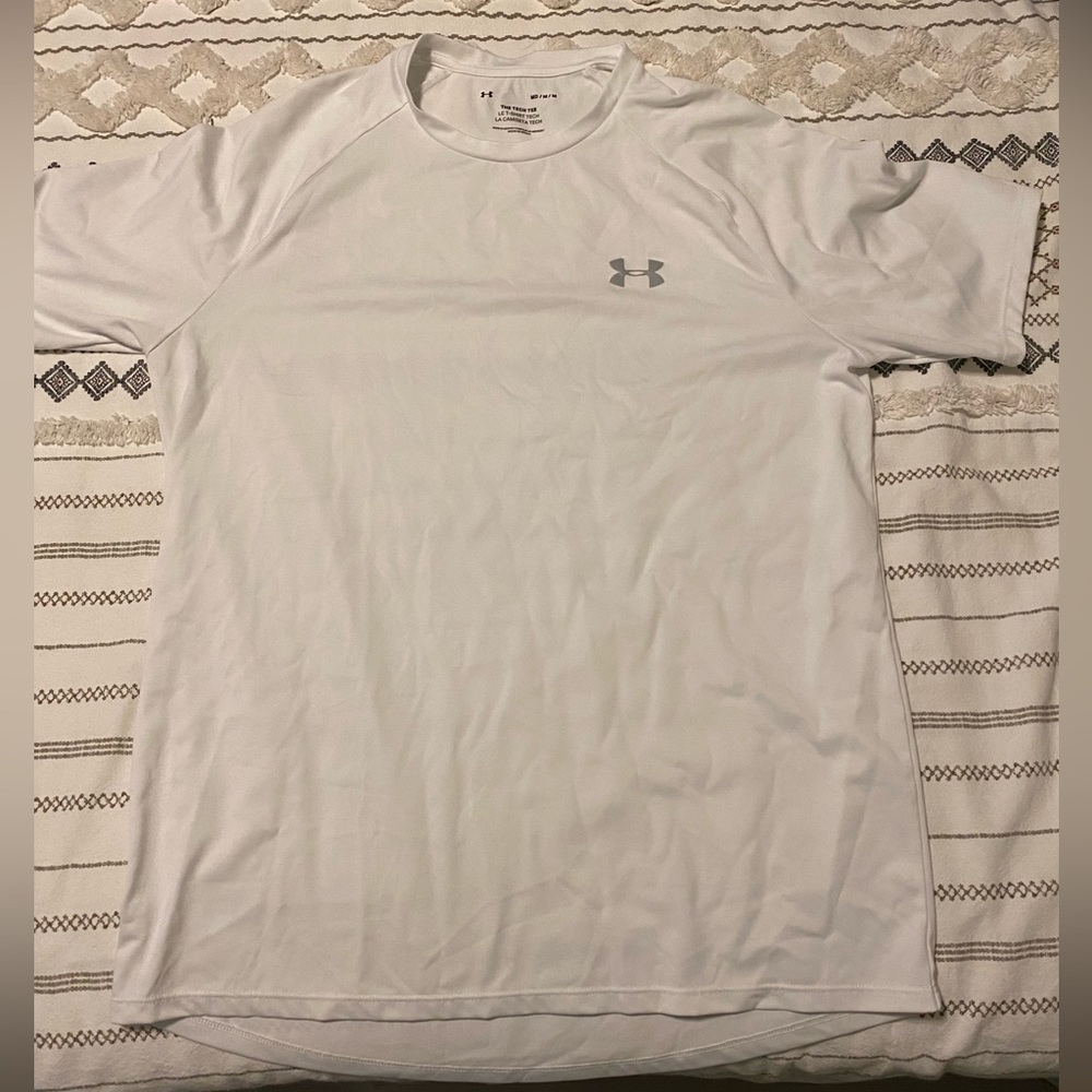 White UA “Tech Tee”